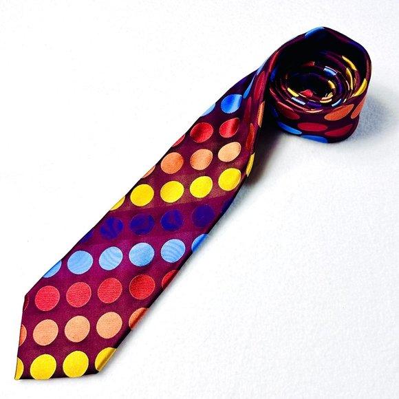 BCBG Attitude Silk Neck Tie - 58" x 3.5" - Picture 1 of 6